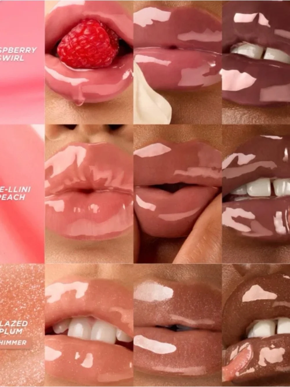 GISOU Honey Infused Lip Oil in Glazed Plum, Full‎ Size, New in Box